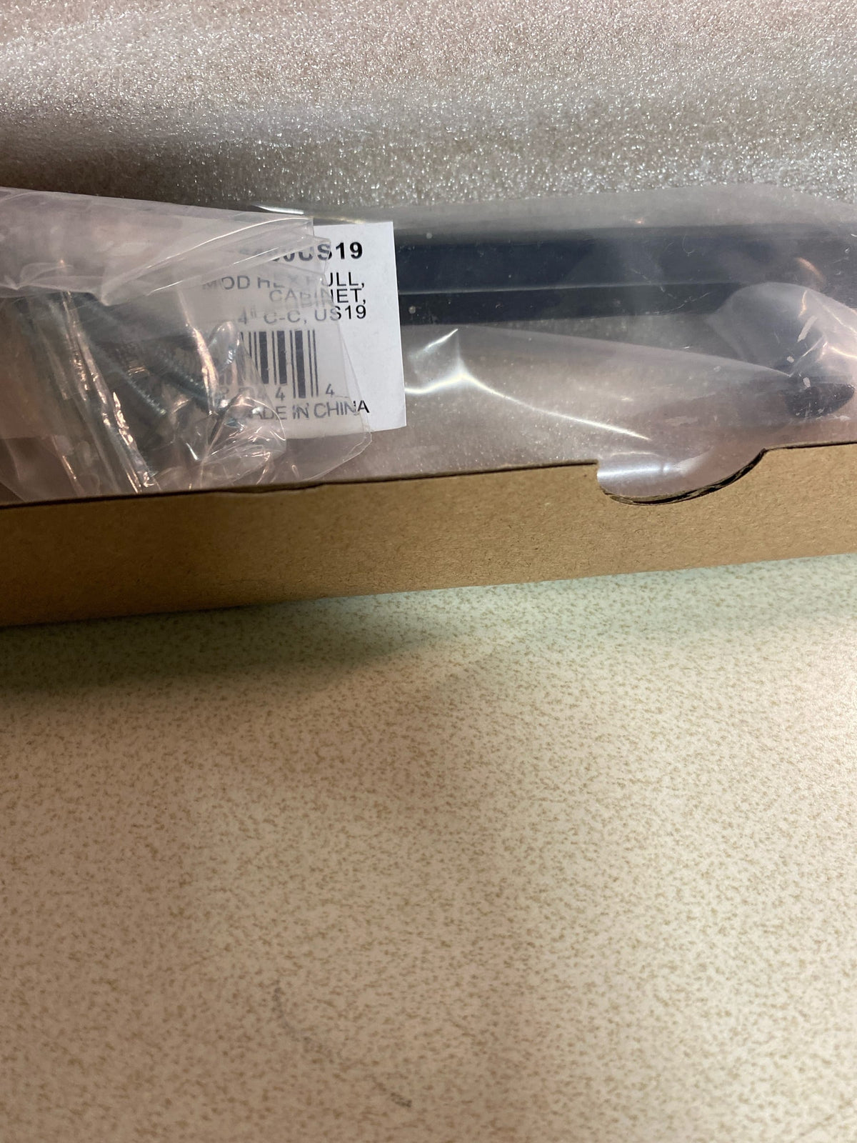 Emtek 86460US19 Emtek 86460 Mod Hex 4 Inch Center to Center Bar Cabinet Pull from The Urban Modern Collection