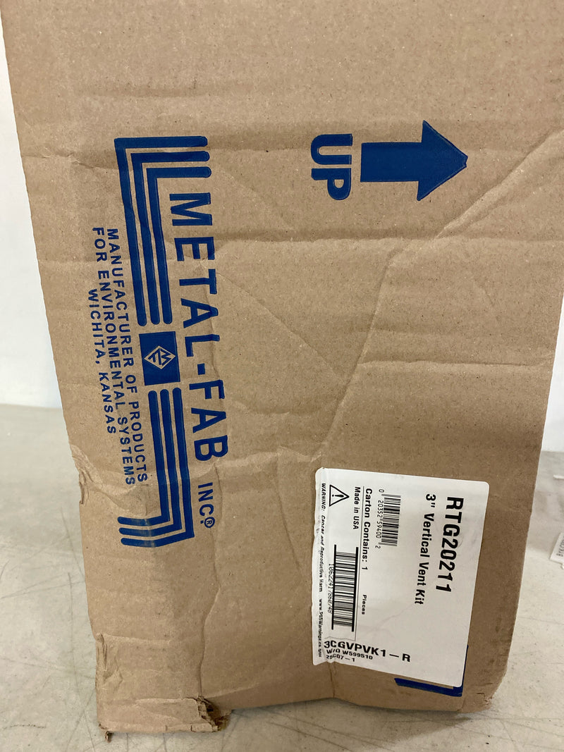 Rheem RTG20211 3 in. x 5 in. Vertical Concentric Termination Vent Kit Stainless Steel for Mid Efficiency Tankless Gas Water Heaters