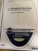 Kohler K-20454-NY Ridgewood Quite-Close Elongated Closed-Front Toilet Seat - Dune