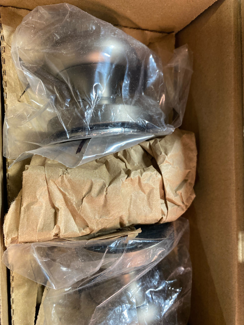 Emtek 805PUS15A Providence Reversible Non-Turning Two-Sided Dummy Door Knob Set from the Classic Brass Collection - Pewter