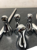 Delta FND63-PC Foundations 3-Piece Bath Hardware Set with 18 in. Towel Bar, Toilet Paper Holder, Towel Ring in Polished Chrome