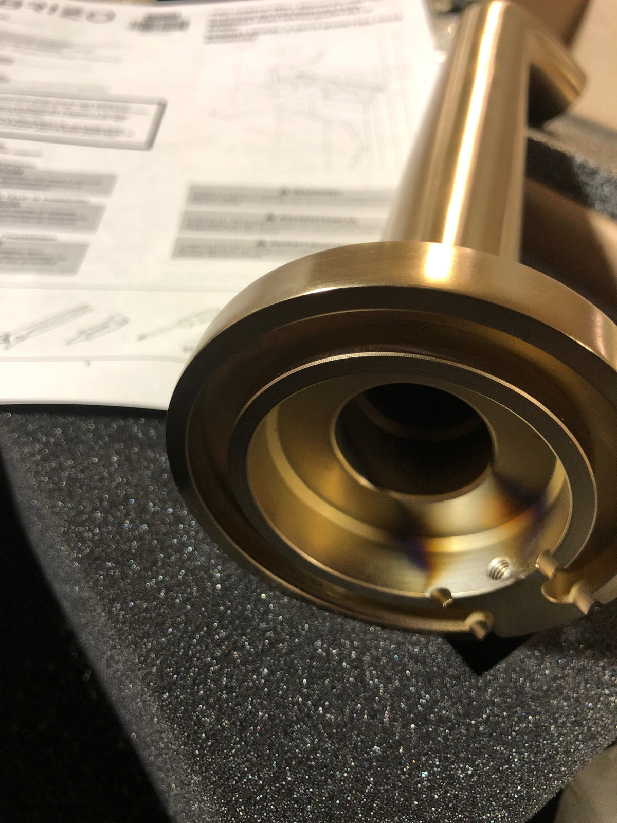 Brizo T70475-GLLHP Odin Wall Mounted Tub Filler - Less Handles and Rough In - Luxe Gold