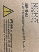 Nora Lighting NHR-354AT GU10 Remodel Housing for 3" Trims - Airtight - N/A