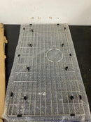 Signature Hardware SHG7136 Totten 28" L x 14-3/16" W Stainless Steel Basin Rack with Rubber Feet - Stainless Steel