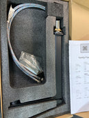 Elegant Lighting FAV-1005MBK Lena 1.5 GPM Vessel Single Hole Bathroom Faucet - Matte Black