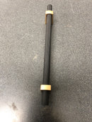 Alno A2902-6-CHP/MB Vita Bella 6" Center to Center Modern Knurled Cabinet Bar Handle / Drawer Bar Pull - Made in Italy - Champagne / Matte Black