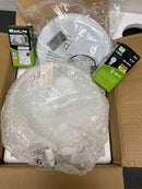 Progress Lighting P2602-30WB Single Light 10-1/2" Wide Integrated LED Ceiling Fan Light Kit - 3000K - White