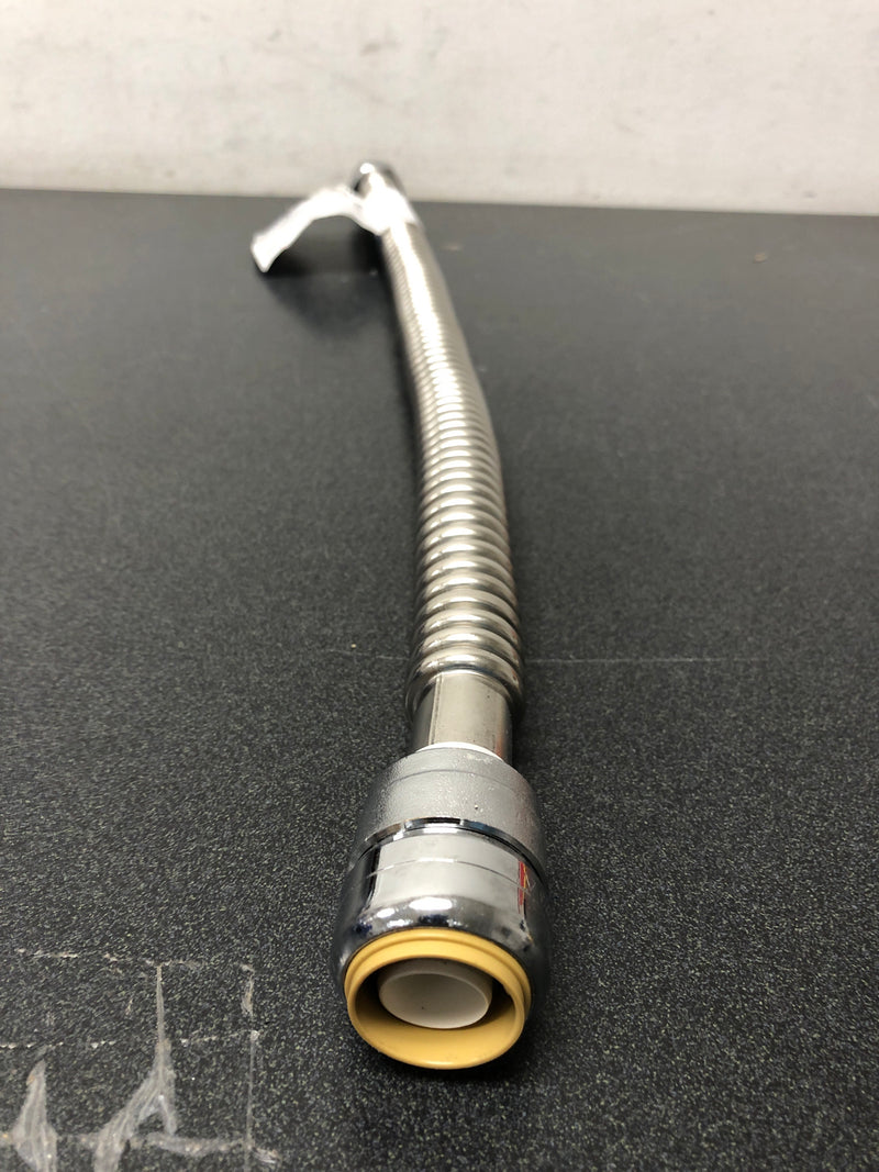 SharkBite SS3088FLEX24LF 3/4" x 3/4" FIP, 24" Corrugated Flexible Water Heater Connector - Stainless Steel