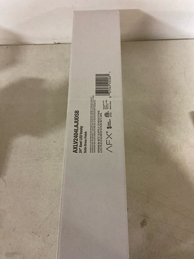 Axel 24" LED Vanity Light - Satin Brass