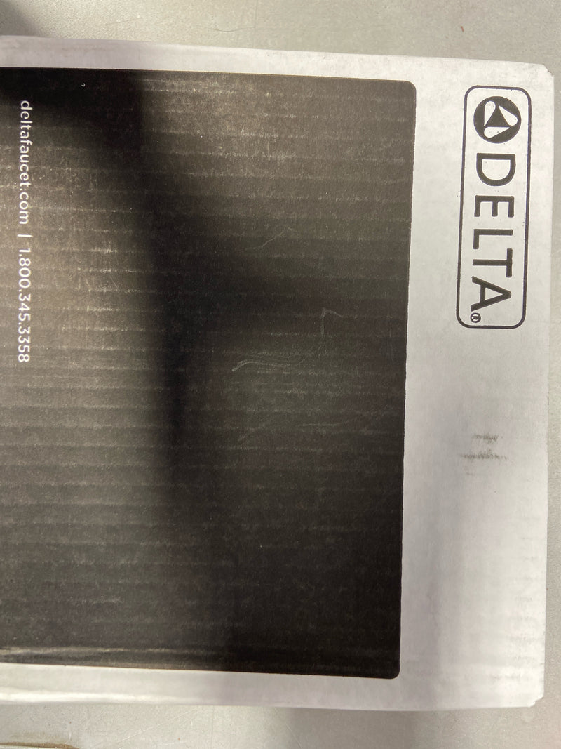 Delta T27984-BL Broderick 17 Series Pressure Balanced Valve Trim with Integrated Volume Control and 6 Function Diverter for Three Shower Applications - Less Rough-In - Matte Black