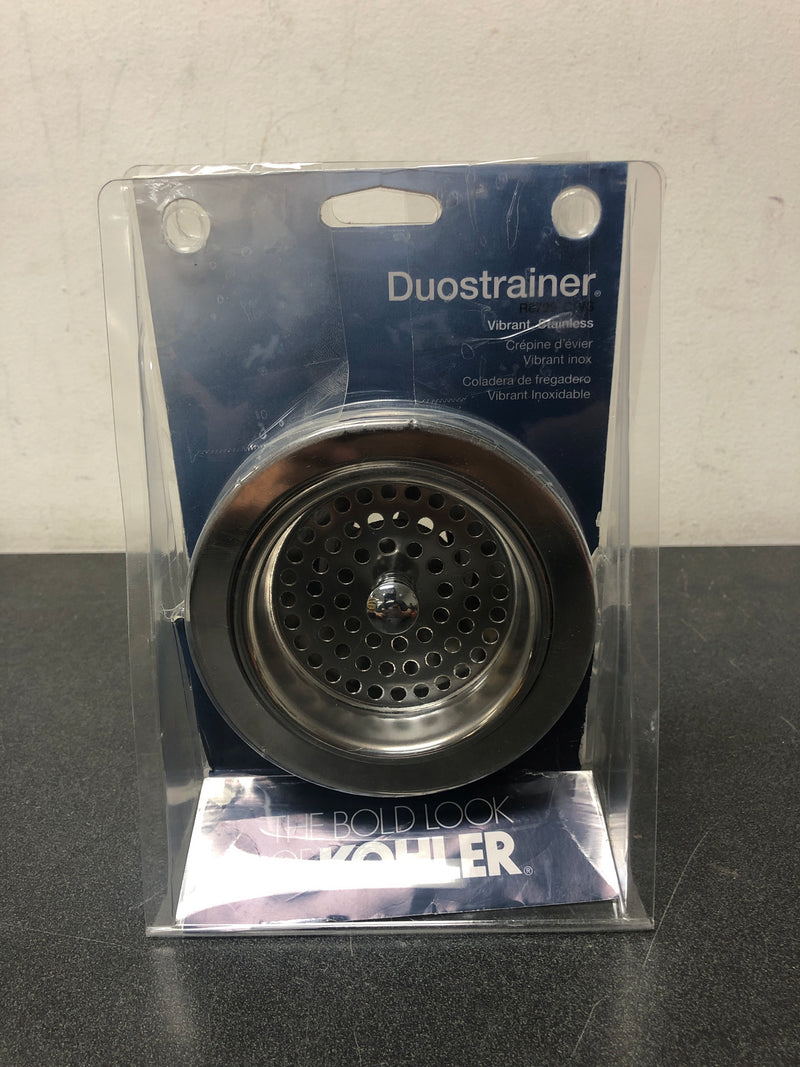 Kohler K-R8799-C-VS Duostrainer 4-1/2 in. Sink Strainer in Vibrant Stainless