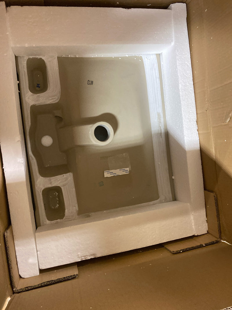 Swiss Madison SM-VT325 Carre 19" Ceramic Vanity Top - White