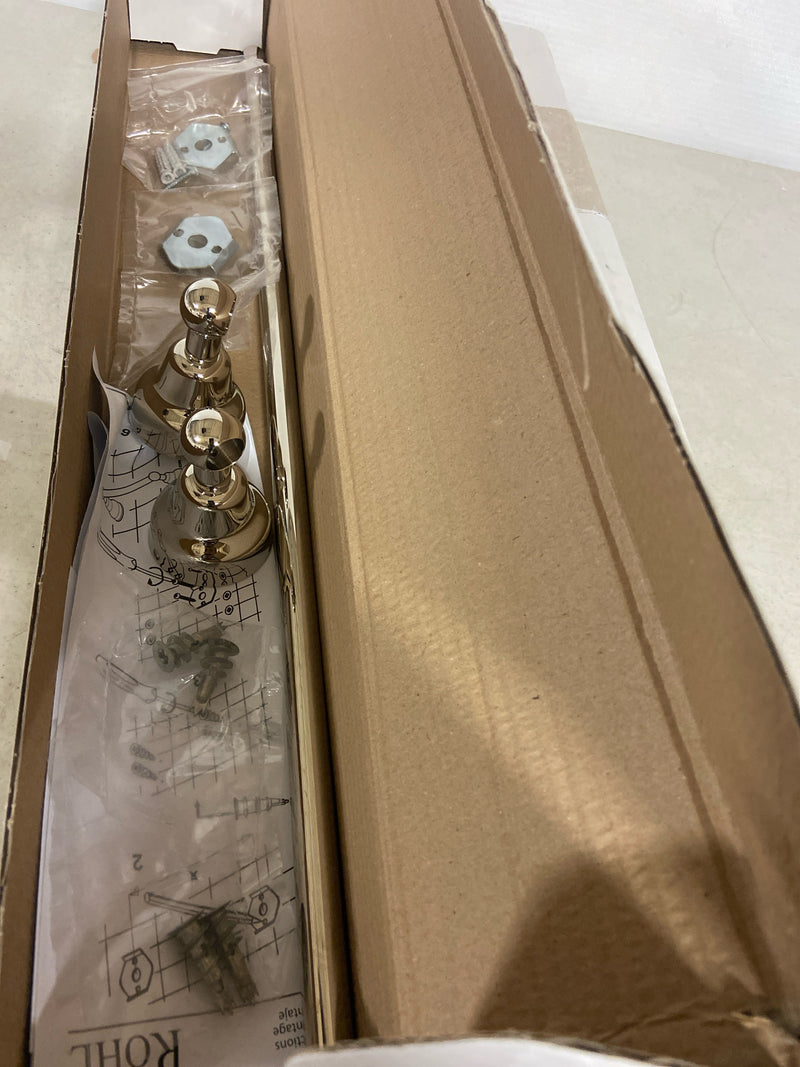 Rohl CIS1/24PN Verona and Arcana 24 in. Wall Mount Towel Bar in Polished Nickel