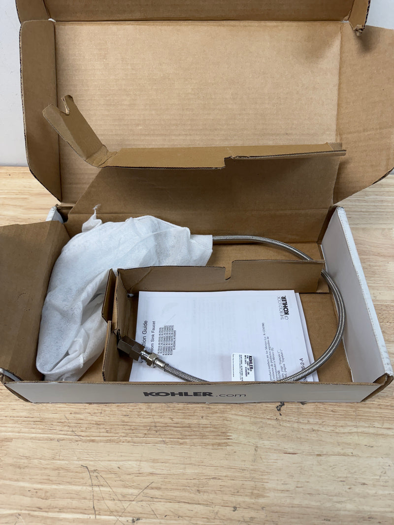 Kohler K-13461-CP Touchless Single Hole Bathroom Faucet - Without Drain Assembly or Temperature Mixer - Polished Chrome