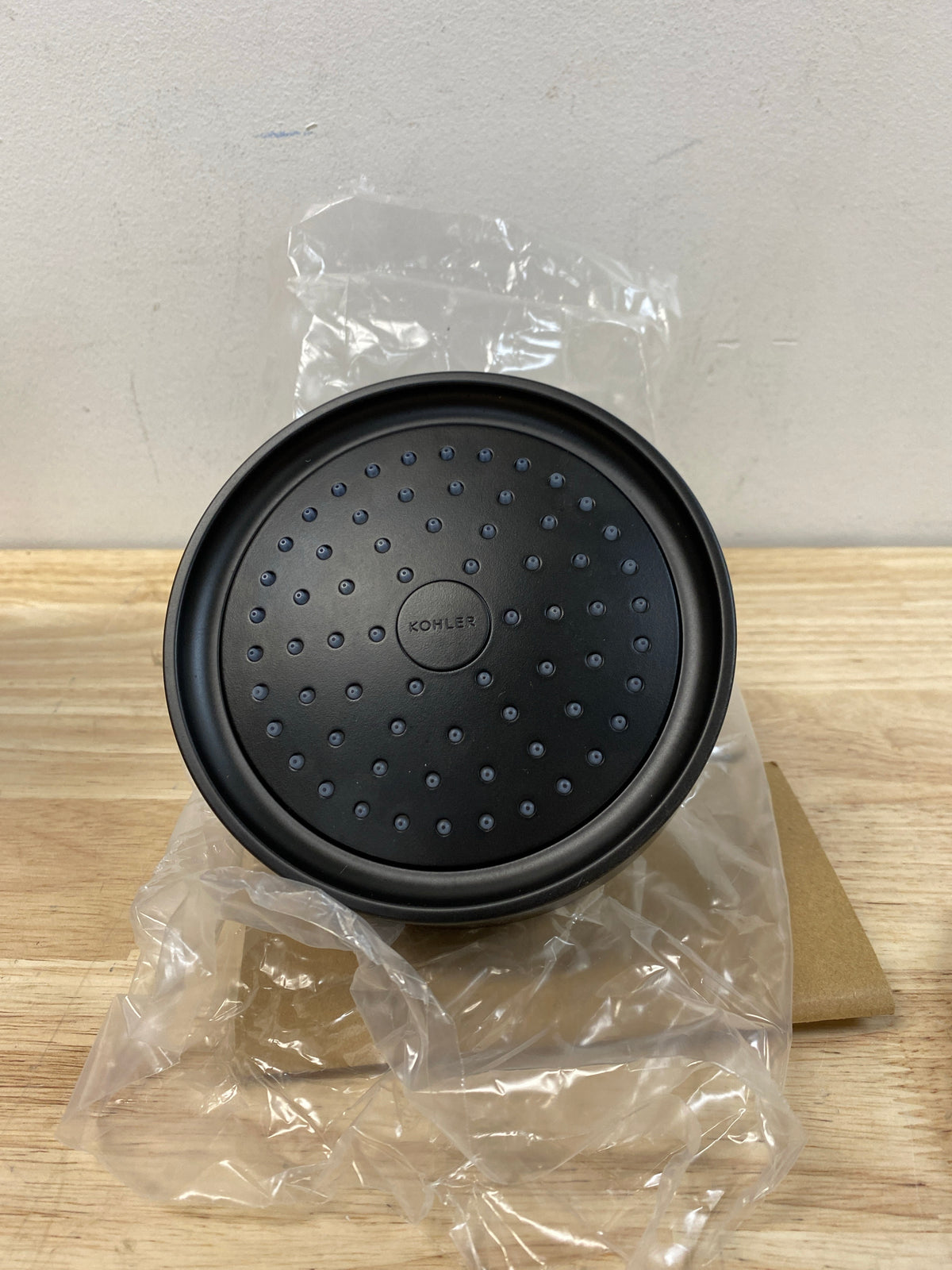 Kohler K-965-AK-BL Purist 2.5 GPM Single Function Shower Head with MasterClean and Katalyst Air-Induction Spray Technology - Matte Black