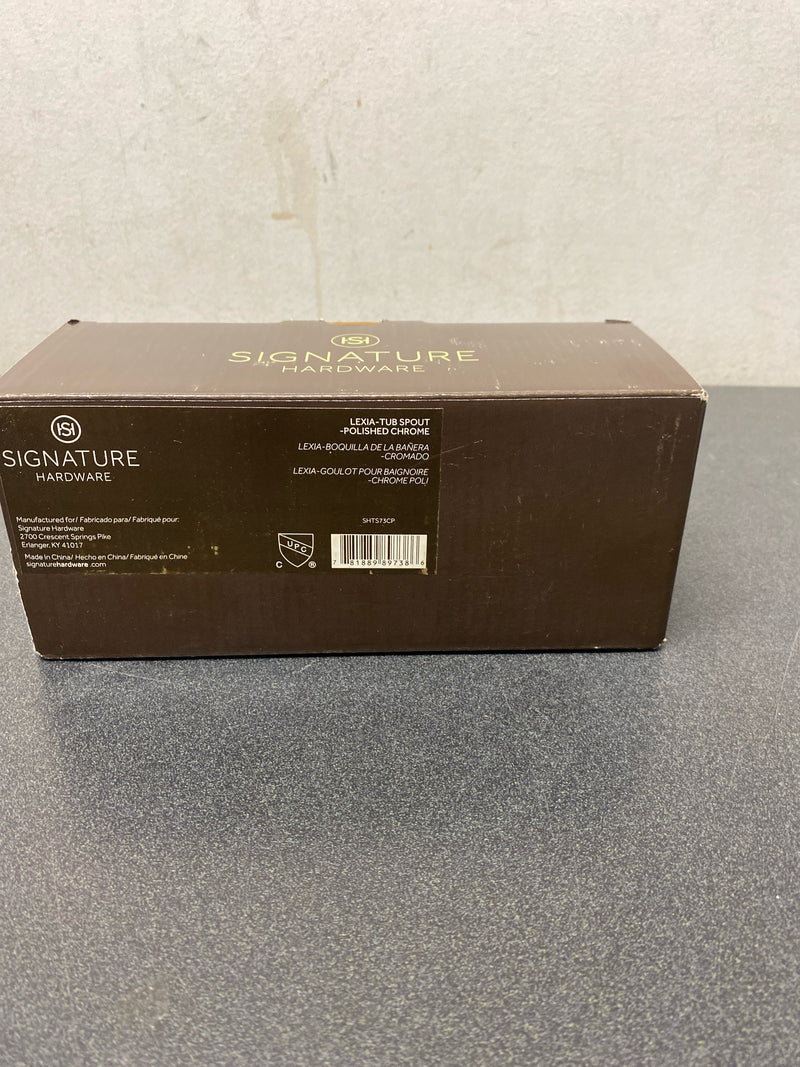 Signature Hardware SHTS73CP Lexia 6-7/8" Integrated Diverter Tub Spout - Chrome