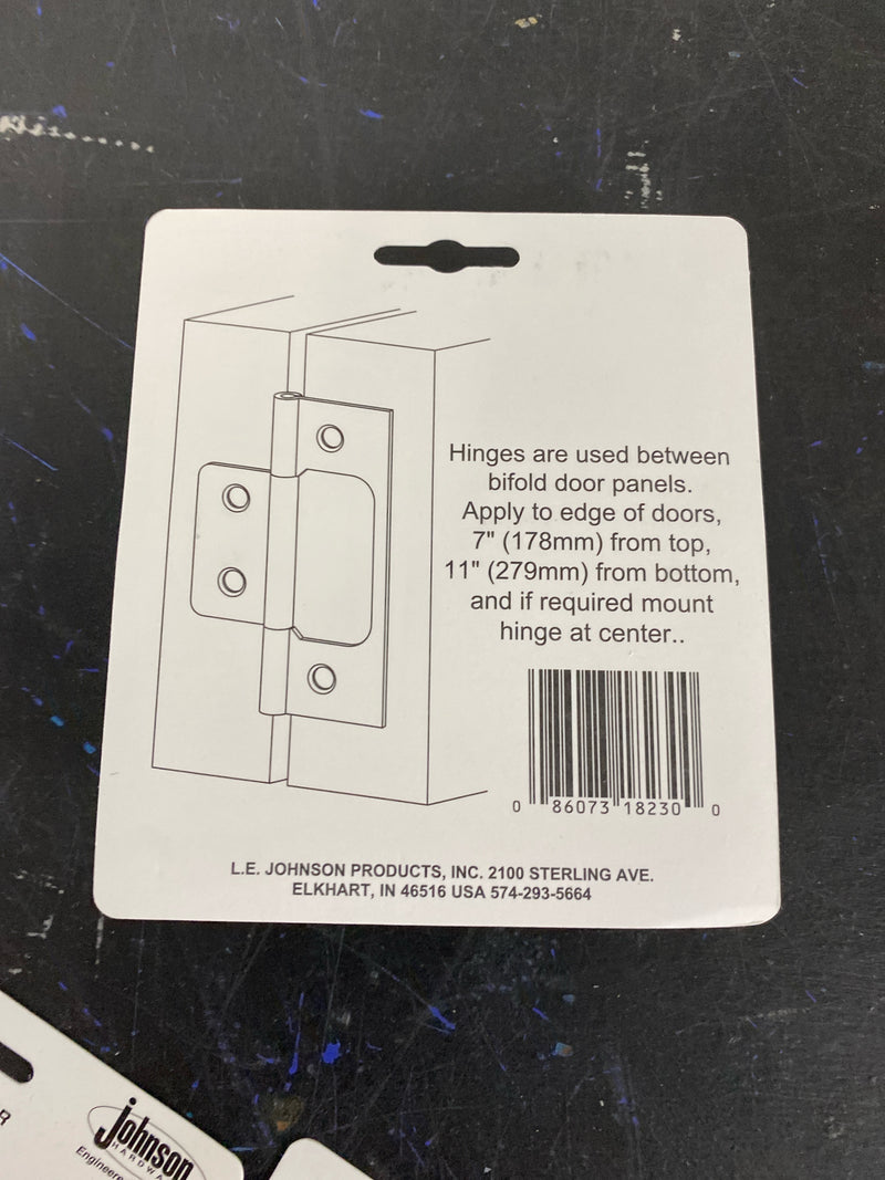LE JOHNSON 1823PPK2 Bi-Fold Hinge Flap Inset