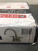 Delta 25984LF-BN-ECO Porter 4 in. Centerset 2-Handle Bathroom Faucet in Brushed Nickel