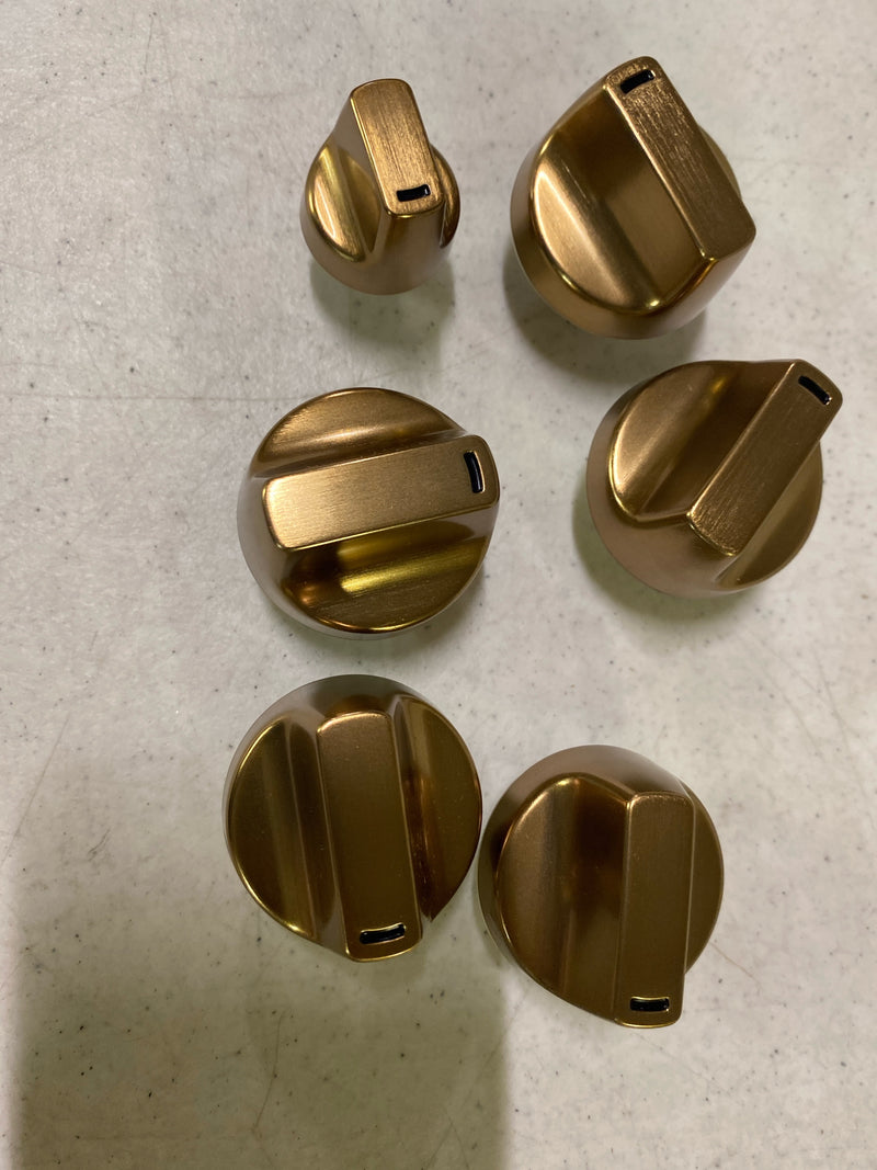 Cafe CXCG1K0PMCG Knob Set for Cafe Gas Cooktops - Brushed Brass