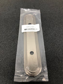 Alno A1508-35-SN Venetian 3-1/2 Inch Center to Center Cabinet Pull Backplate - Satin Nickel
