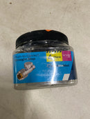 Sharkbite UR23037J4 Max 1/2 in. Push-to-Connect x 3/8 in. OD Compression Chrome-Plated Brass Quarter-Turn Straight Stop Valve (4-Pack)