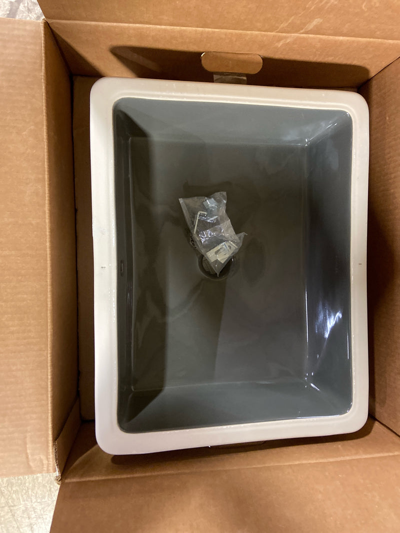 Kohler K-2882-58 Verticyl 19-3/4 in. Rectangle Undermount Bathroom Sink in Thuder Grey