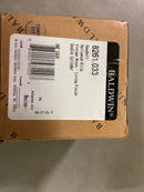 Baldwin 8261 Hollywood Hills Double Cylinder Keyed Entry Deadbolt, Vintage Brass