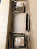 Home decorators collection 4000204-05 Westbrook 4-Light Matte Black Modern Bathroom Vanity Light with Chrome Accents