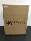 Elegant Lighting LD5020D9C Kaede 3 Light 9-1/2" Crystal Chandelier - Chrome