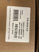 Baldwin PSSOLCSR044 Solvang Passage Door Knob Set with Contemporary Square Rose from the Reserve Collection - Satin Brass