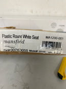 Mansfield 007470055 Alto Round Closed Front Toilet Seat with Lid - White