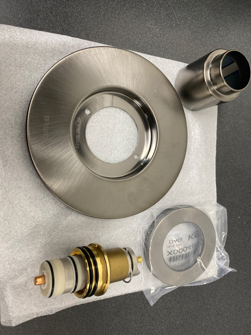 Brizo T66T035-SLLHP Litze Sensori Thermostatic Valve Trim Only Less Handle and Rough In - Separate Volume Control(s) Needed - Luxe Steel