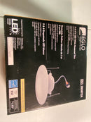 Eglo 203972A 7" Wide LED Retrofit Baffle Recessed Trim - 3000K - White