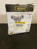 Defiant 17000358 PAR 180° Adjustable Gray 2-Head Motion Sensor Security Weather Resistant Flood Light, 240W, 70 ft. Detection Range