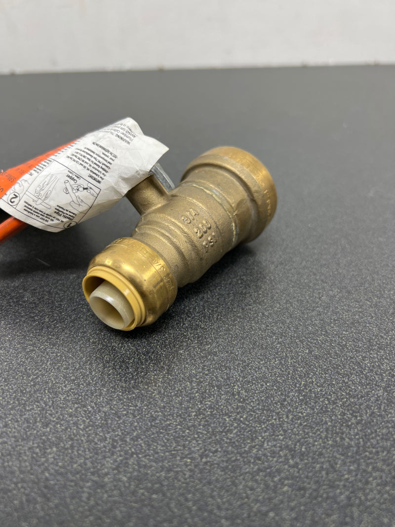 Sharkbite 25551LF 1 in. Push-to-Connect PVC IPS x 3/4 in. CTS Brass Ball Valve