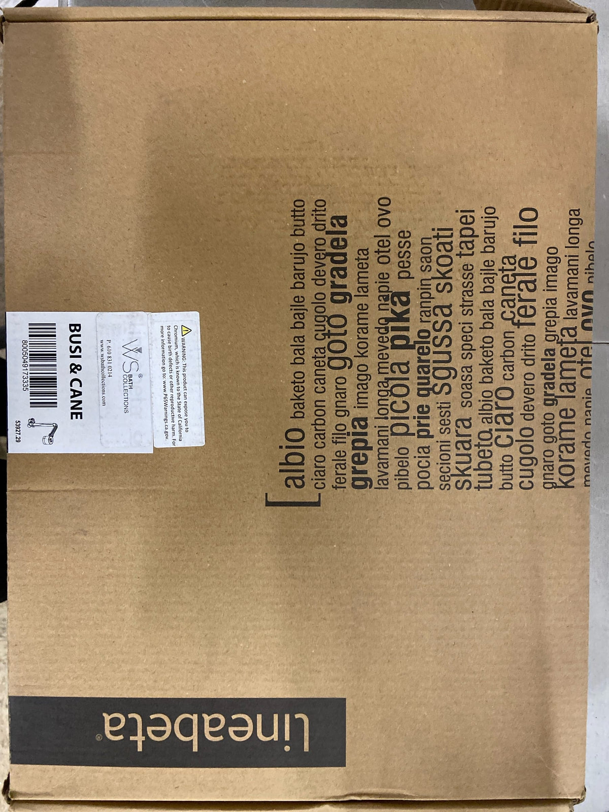 Lineabeta VD53927.29 Siphon, Chrome