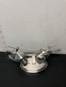 Minka Lavery 2302-84 Poleis 2 Light 16" Wide Vanity Light with Clear Glass - Brushed Nickel