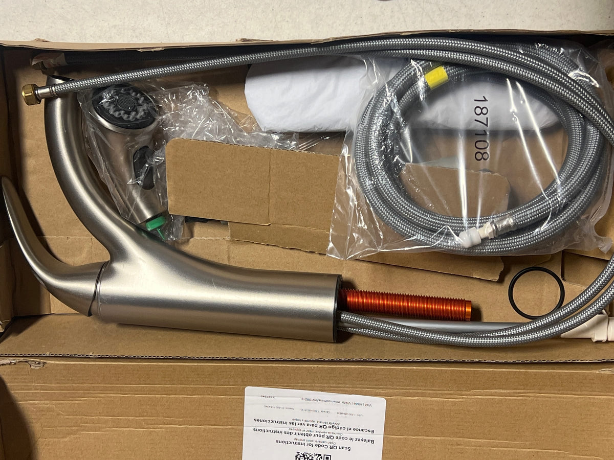 Moen 7545SRS Camerist Single Handle Kitchen Faucet with Pullout Spray - Spot Resist Stainless