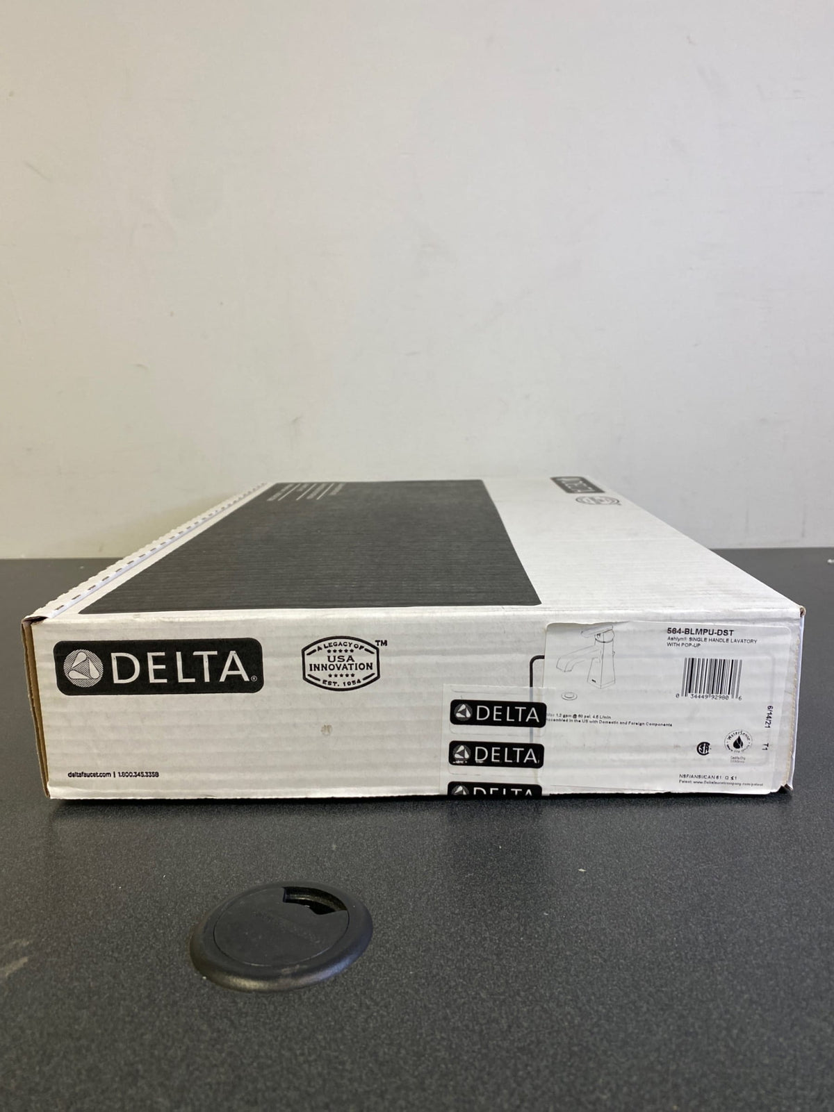 Delta Ashlyn 1.2 GPM Single Hole Bathroom Faucet with Pop-Up Drain Assembly
