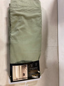 Town & Country Luxe Davos Solid Linen Texture Indoor Curtains, 100% Blackout with Energy Efficient Lining, Back Tab/Rod Pocket Top, 2-Pack Set, Sage Green, 50"x108"