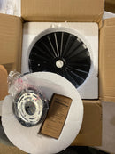 JONATHAN Y Lighting JYL9062A Single Light 12" Wide LED Pendant - Brass Gold / Black