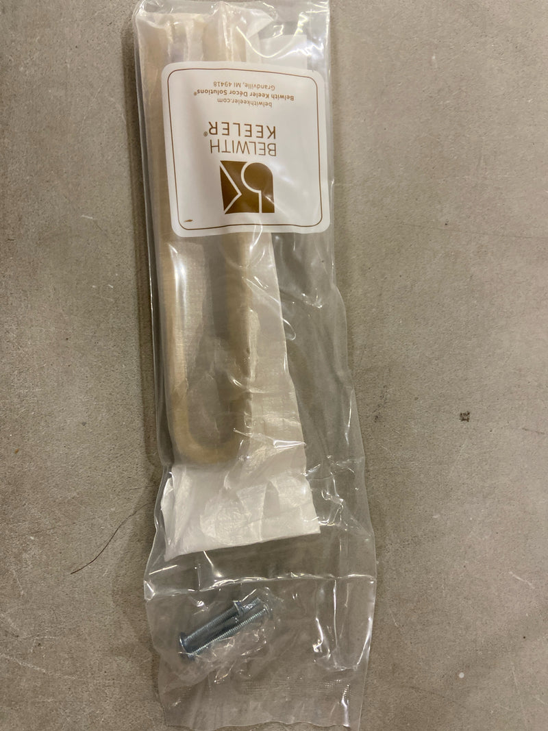 Belwith Keeler B078786BGB Corsa 5-1/16" Center to Center Designer Open Ring Pill Style Cabinet Handle / Drawer Pull - Brushed Golden Brass