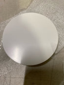 Franke RNDCVR-PWT Colorline 4-7/16" Wide Metal Drain Cover - Polar White