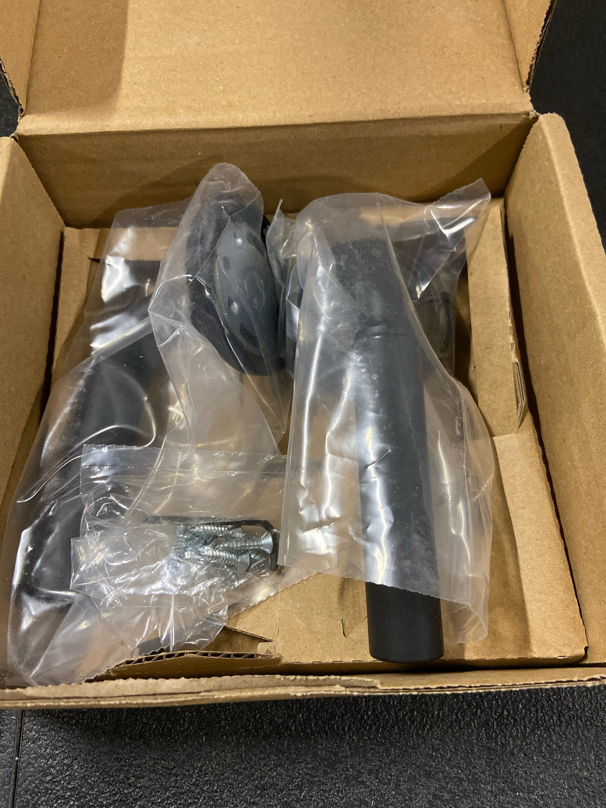 Emtek 8050MNGUS19 Dummy, Regular Rosette, Manning Lever, US19