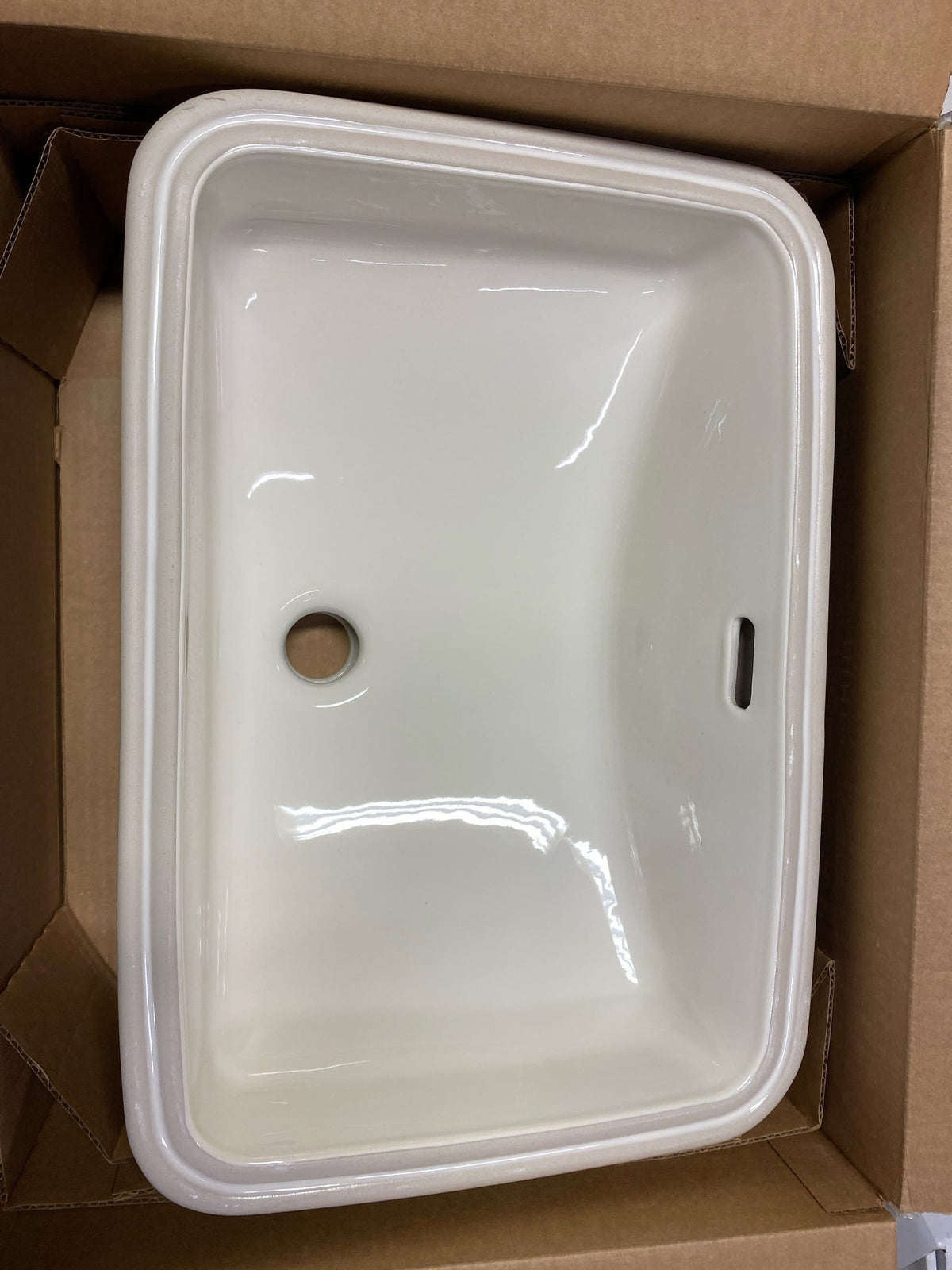 TOTO LT542G#12 19" Undermount Bathroom Sink with Overflow and CeFiONtect Ceramic Glaze - Sedona Beige