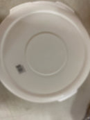 Global Industrial 10 Gallon Plastic Trash Can Lid, White