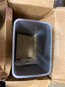 Rev-A-Shelf 4WCTM-1516DM-1 Wood Classics 12"W Top Mount Pull Out Single 35 Qt / 8.75 Gallon Trash Can System with Reduced Depth /16-1/4"D - Maple / Silver