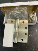 Emtek 92015US15 4.5" x 4.5" Square Corner Plain Bearing Mortise Hinge - Pair - Satin Nickel