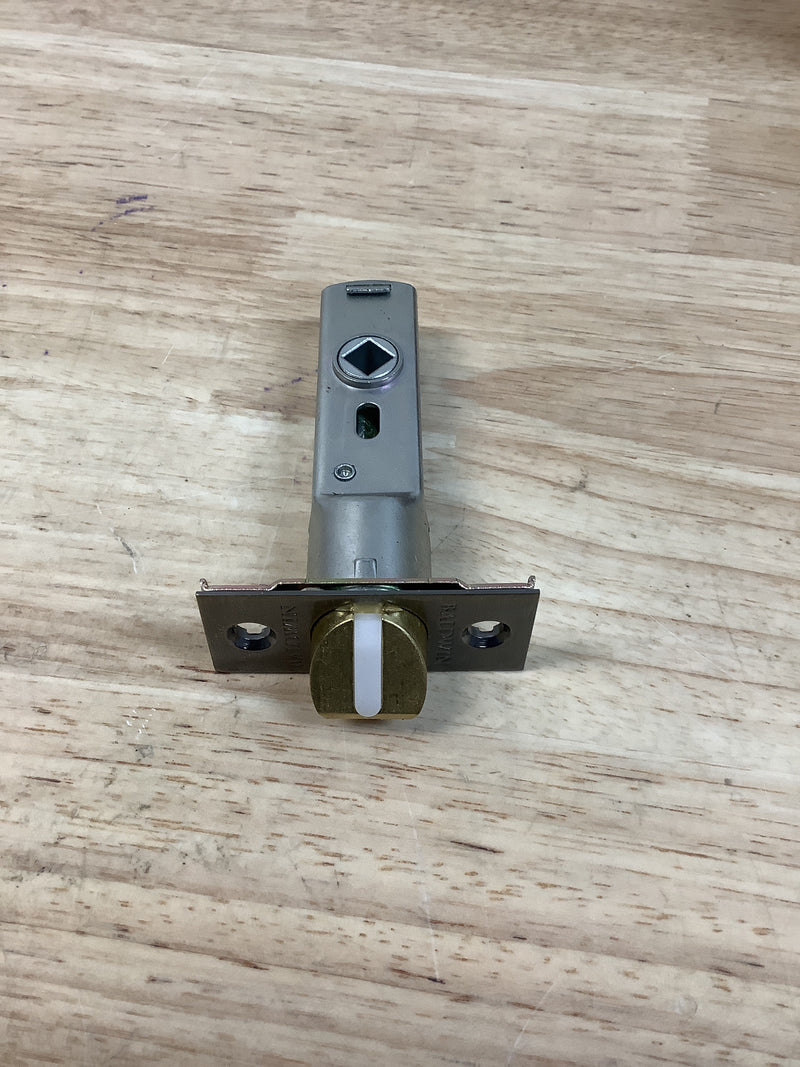 Baldwin 5510050FLS Passage Door Knob Latch for 2-3/8" Backset with Full Lip Strike - Satin Brass and Black