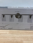 Hampton bay 1024HBBNDI Champlain 31.5 in. 4-Light Brushed Nickel Modern Bathroom Vanity Light with Clear Glass Shades